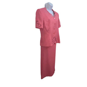 Women's Morgan Miller Pink Suit Size 8